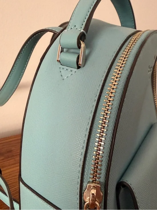 kate spade light blue mini backpack - Picture 3 of 4